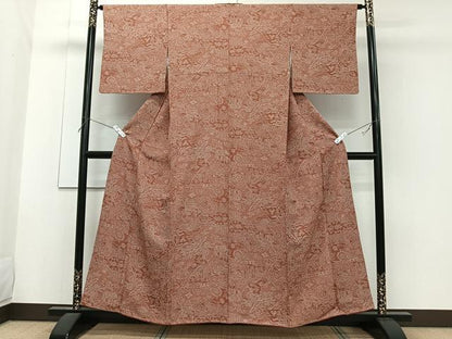 平和屋着物■江戸小紋 寄せ小紋柄 正絹 逸品 CABF8199xi