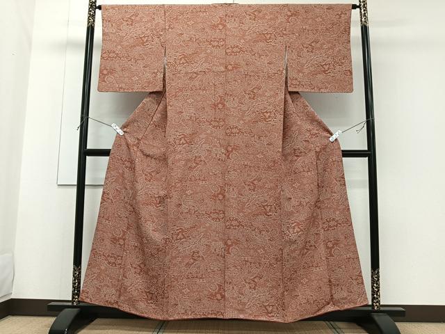 平和屋着物■江戸小紋 寄せ小紋柄 正絹 逸品 CABF8199xi