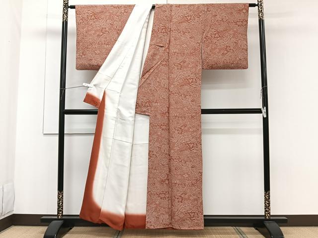 平和屋着物■江戸小紋 寄せ小紋柄 正絹 逸品 CABF8199xi