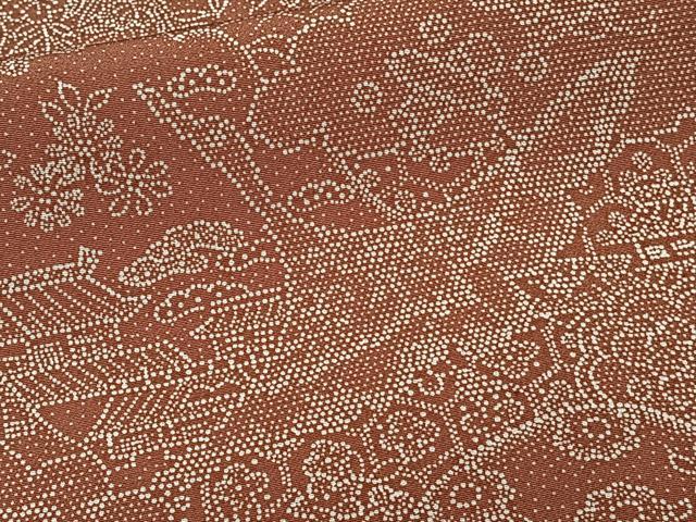 平和屋着物■江戸小紋 寄せ小紋柄 正絹 逸品 CABF8199xi