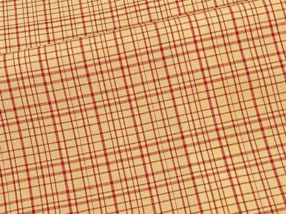 平和屋着物■上質な紬 格子文 正絹 逸品 未使用 CABF8207xi