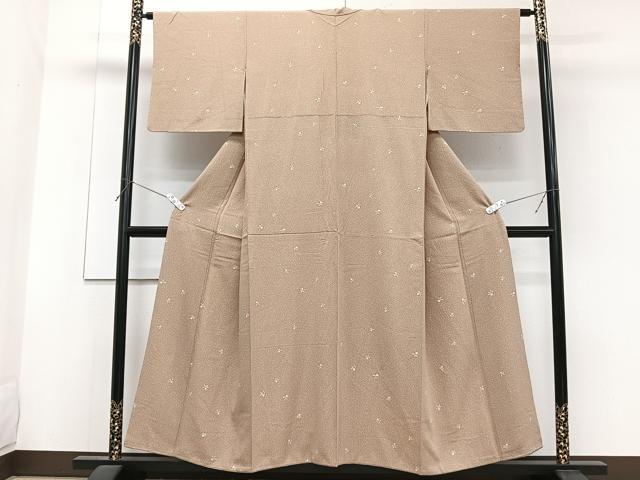平和屋着物■上質な小紋 蕪 正絹 逸品 CABF8222xi