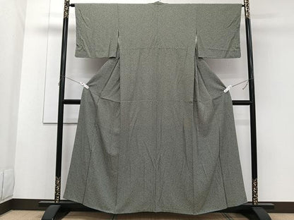 平和屋着物■上質な小紋 小花文 正絹 逸品 CABF8233xi