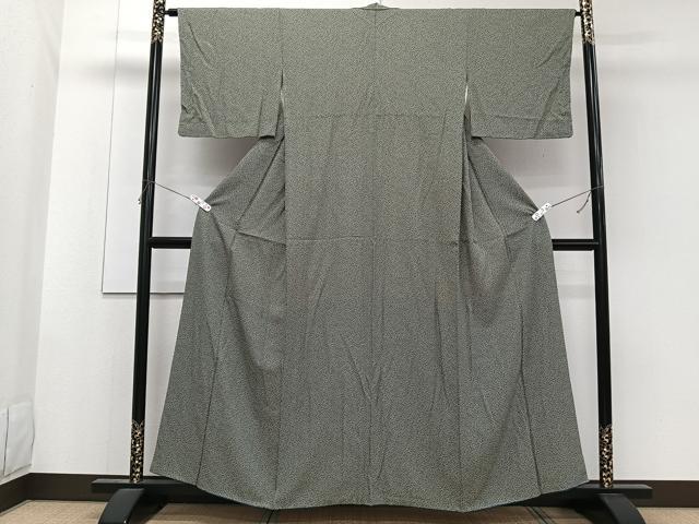 平和屋着物■上質な小紋 小花文 正絹 逸品 CABF8233xi