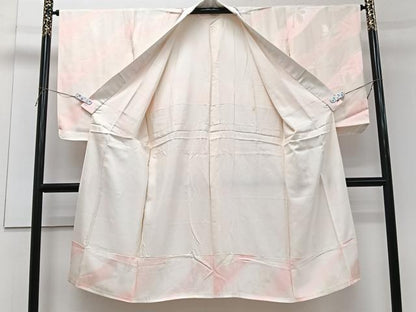 平和屋着物■長襦袢 袷 舞蝶文 暈し染め 正絹 逸品 CABF8241xi