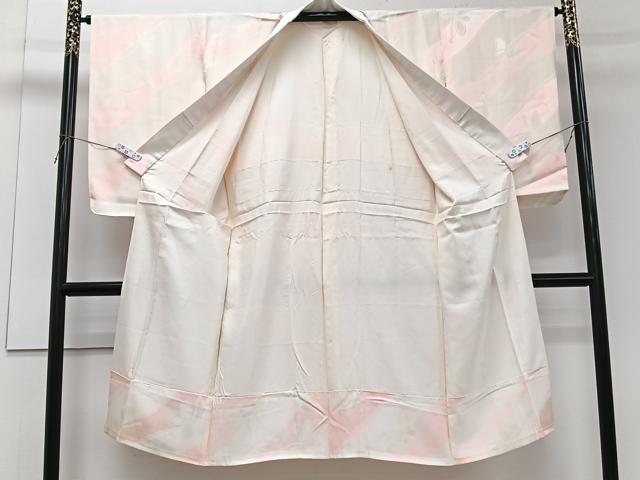 平和屋着物■長襦袢 袷 舞蝶文 暈し染め 正絹 逸品 CABF8241xi