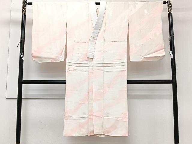 平和屋着物■長襦袢 袷 舞蝶文 暈し染め 正絹 逸品 CABF8241xi