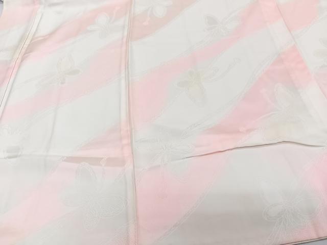 平和屋着物■長襦袢 袷 舞蝶文 暈し染め 正絹 逸品 CABF8241xi