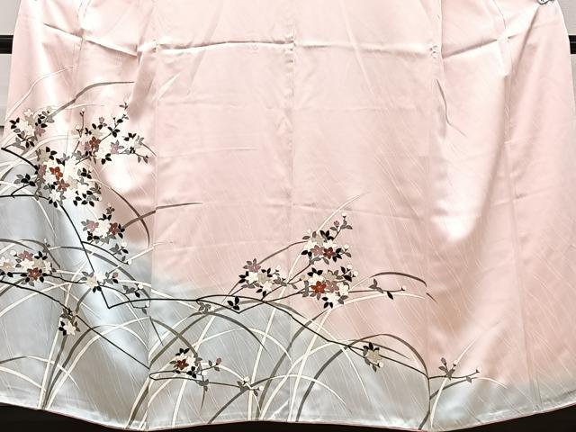 平和屋着物■訪問着 枝花文 暈し染め 金彩 正絹 逸品 CABF8249xi