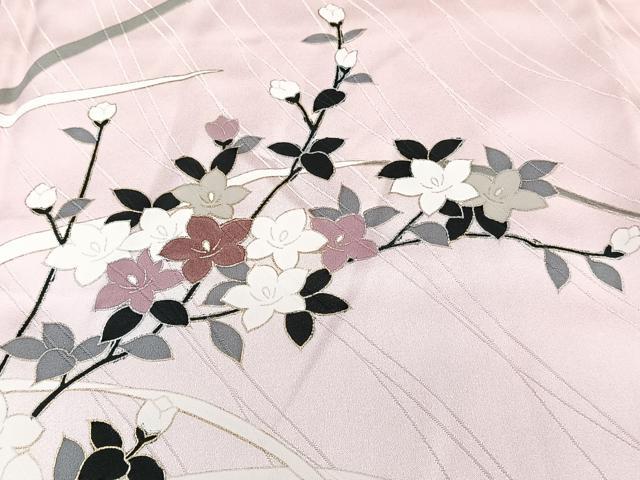 平和屋着物■訪問着 枝花文 暈し染め 金彩 正絹 逸品 CABF8249xi