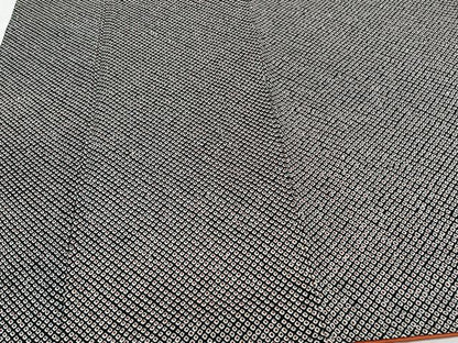 平和屋着物■大変加工の良い総絞り小紋　黒地　正絹　逸品　CABF8255xi