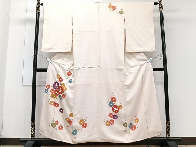 平和屋着物■訪問着 駒刺繍 枝花文 正絹 逸品 CABF8261xi