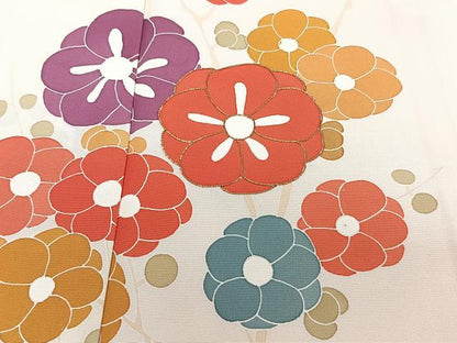 平和屋着物■訪問着 駒刺繍 枝花文 正絹 逸品 CABF8261xi