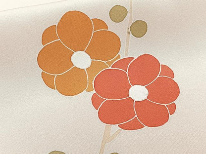 平和屋着物■訪問着 駒刺繍 枝花文 正絹 逸品 CABF8261xi
