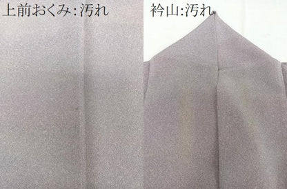 平和屋着物■上質な小紋　作家物　両面天目ぼかし　鬼しぼ縮緬　反端付き　正絹　逸品　CABF8271xi