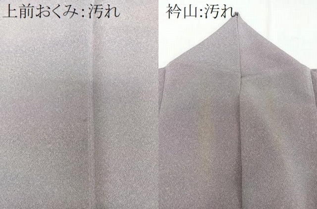 平和屋着物■上質な小紋　作家物　両面天目ぼかし　鬼しぼ縮緬　反端付き　正絹　逸品　CABF8271xi