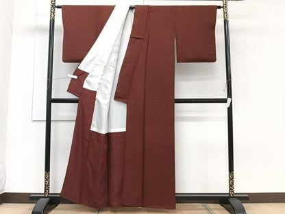 平和屋着物■上質な小紋 横段文 正絹 逸品 CABF8272xi