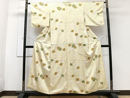 平和屋着物■訪問着 枝花文 正絹 逸品 CABF8277xi