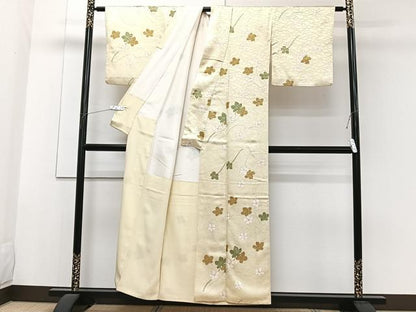 平和屋着物■訪問着 枝花文 正絹 逸品 CABF8277xi