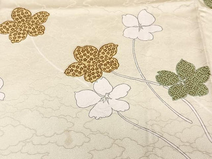 平和屋着物■訪問着 枝花文 正絹 逸品 CABF8277xi