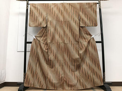平和屋着物■小紋 縞 暈し染め 洗える着物 CABF8290xi