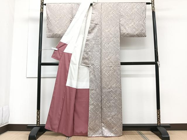 平和屋着物■小紋　霞文　暈し染め　洗える着物　CABF8296xi