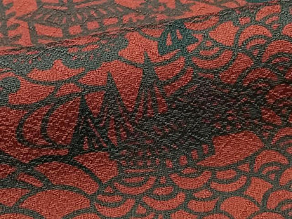 平和屋着物■上質な小紋 型染め 風景文 正絹 逸品 CABF8305xi