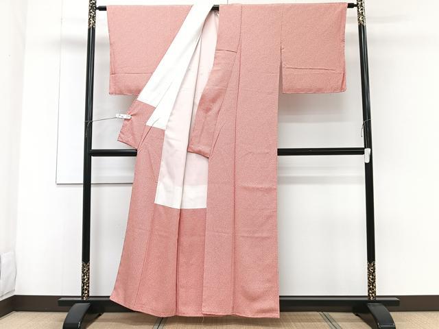 平和屋着物■上質な小紋 小花文 正絹 逸品 未使用 CABF8307xi