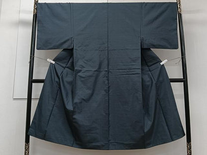 平和屋着物■男性 本場大島紬 格子 正絹 逸品 CABF8326xi