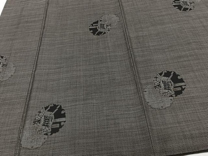 平和屋着物■本場大島紬 ９マルキ 抽象文様 正絹 逸品 CABF8332xi
