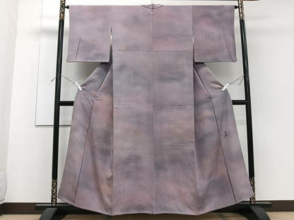 平和屋着物■上質な小紋 作家物 登士子染 霞文 暈し染め 鈴乃屋扱い 正絹 逸品 CABF8333xi