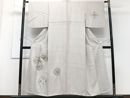 平和屋着物■訪問着 正倉院花文 金銀彩 正絹 逸品 CABF8342xi