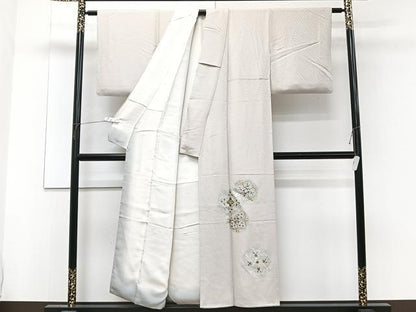 平和屋着物■訪問着 正倉院花文 金銀彩 正絹 逸品 CABF8342xi