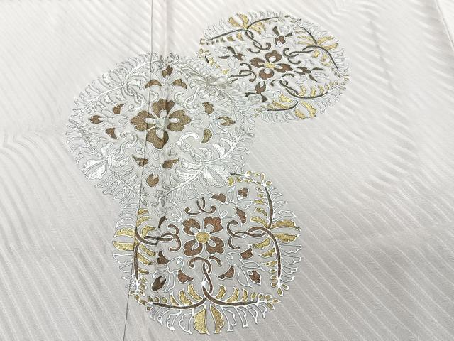平和屋着物■訪問着 正倉院花文 金銀彩 正絹 逸品 CABF8342xi