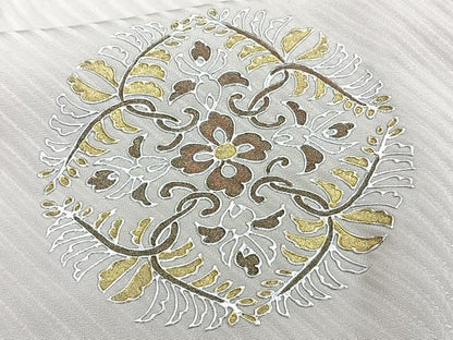 平和屋着物■訪問着 正倉院花文 金銀彩 正絹 逸品 CABF8342xi
