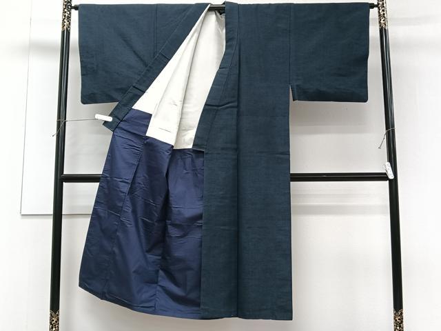 平和屋着物■男性　紬　褐返色　正絹　逸品　CABF8350xi