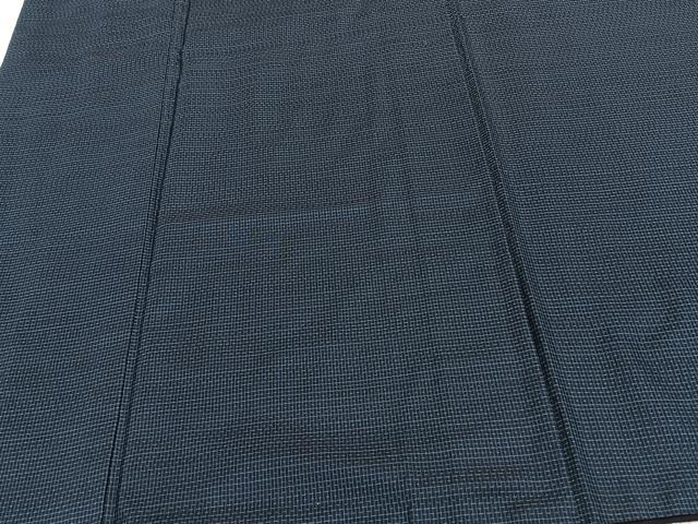 平和屋着物■男性 本場大島紬 格子 正絹 逸品 CABF8360xi