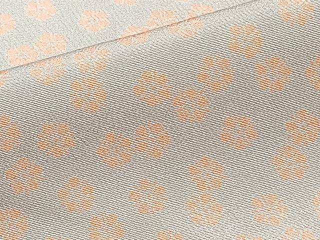 平和屋着物■上質な小紋　小花文　正絹　逸品　CABF8372xi