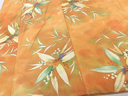 平和屋着物■上質な小紋　手描き　南天文　暈し染め　正絹　逸品　CABF8386xi