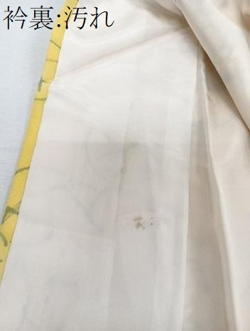 平和屋着物■上質な小紋　手描き　草花文　暈し染め　正絹　逸品　CABF8388xi