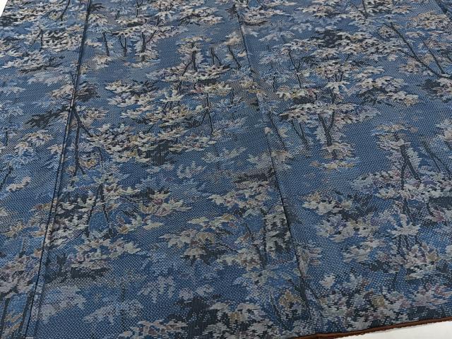平和屋着物■本場大島紬 7マルキ 樹林文 正絹 逸品 CABF8392xi