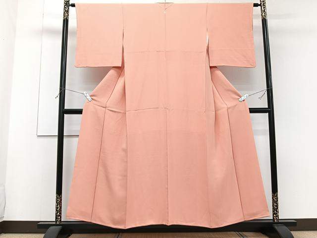 平和屋着物■上質な色無地 東雲色 正絹 逸品 CABF8393xi