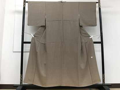 平和屋着物■色留訪問着 作家物 鹿の子文 正絹 逸品 CABF8394xi