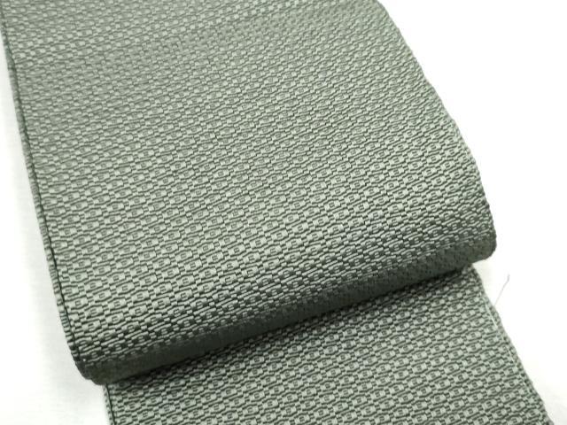 平和屋着物●男性　角帯　宝来織　色無地　革色　正絹　逸品　CABF8413hy