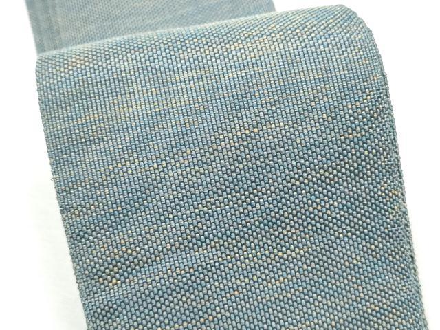 平和屋着物●男性　本場筑前博多織　角帯　霞文　正絹　逸品　CABF8416hy