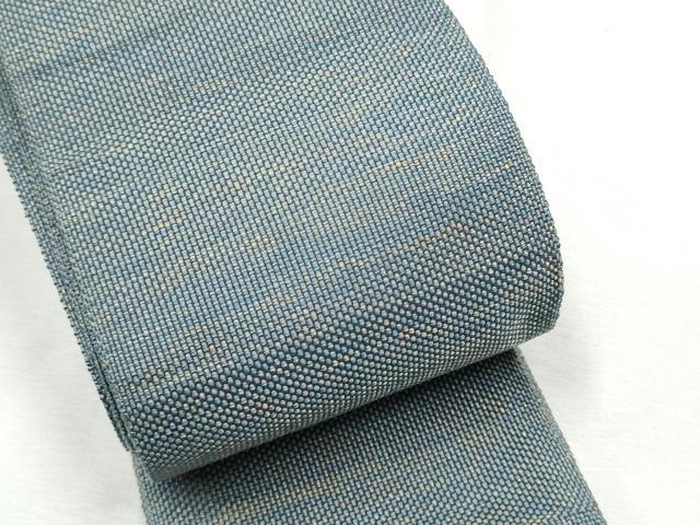 平和屋着物●男性　本場筑前博多織　角帯　霞文　正絹　逸品　CABF8416hy