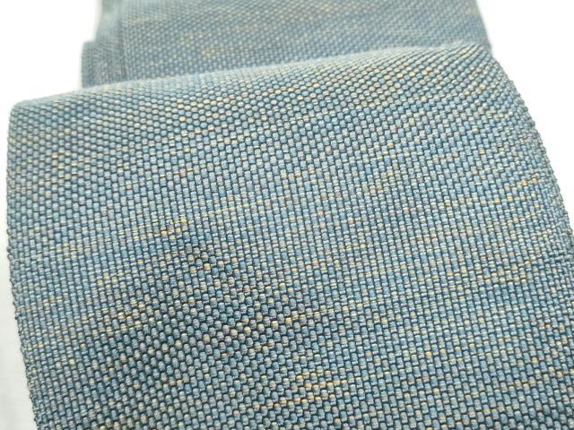 平和屋着物●男性　本場筑前博多織　角帯　霞文　正絹　逸品　CABF8416hy