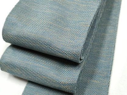平和屋着物●男性　本場筑前博多織　角帯　霞文　正絹　逸品　CABF8416hy