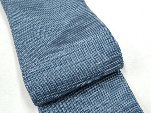 平和屋着物●男性　本場筑前博多織　角帯　霞文　正絹　逸品　CABF8421hy