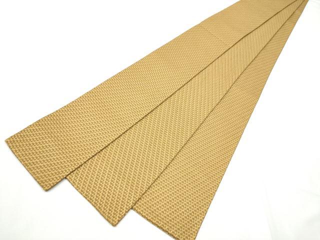 平和屋着物●男性　本場筑前博多織　角帯　斜線文　正絹　逸品　CABF8423hy